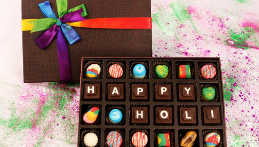 Celebrate the Festival of Colors with Exquisite Holi Chocolate Gifts