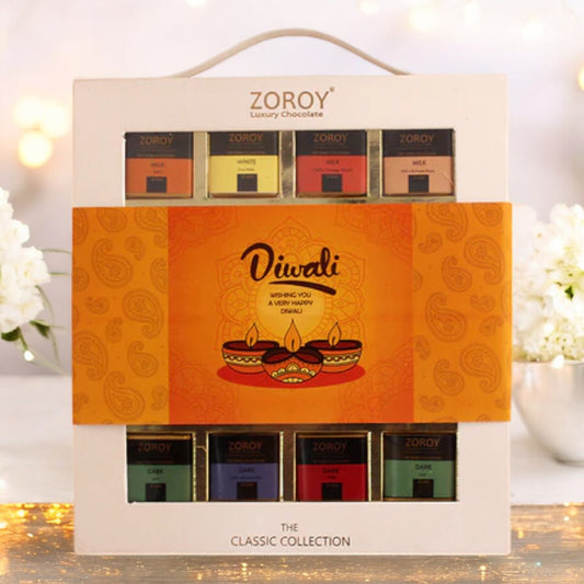 ZOROY Belgian 16 Thins Chocolate gift Box- Diwali special