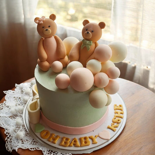 ZOROY Girl Or Boy Baby Shower Theme Cake