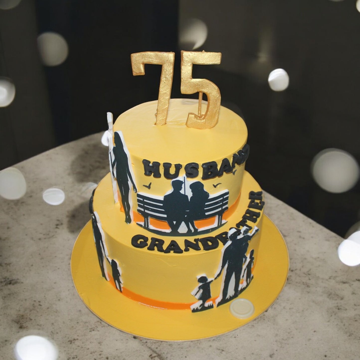 ZOROY 75th Birthday Theme Cake