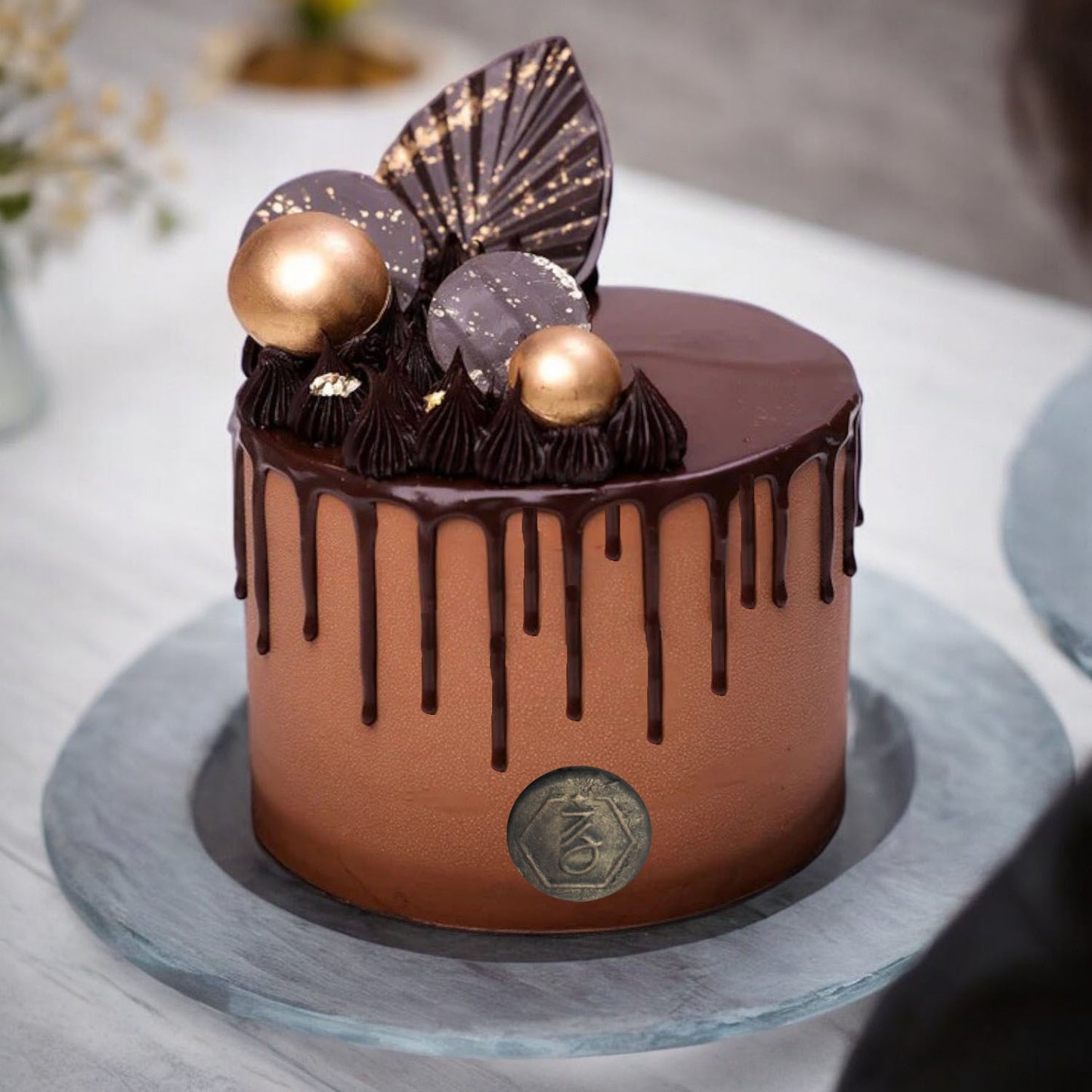 ZOROY Leaf Chocolate Cake