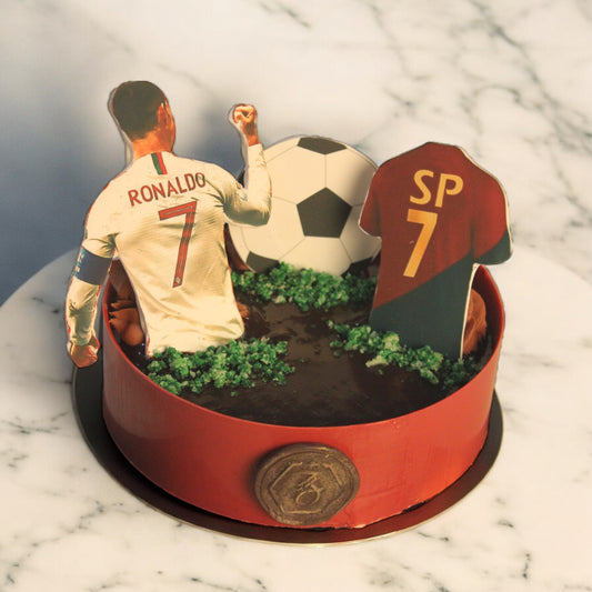 ZOROY Soccer Fan Theme Cake