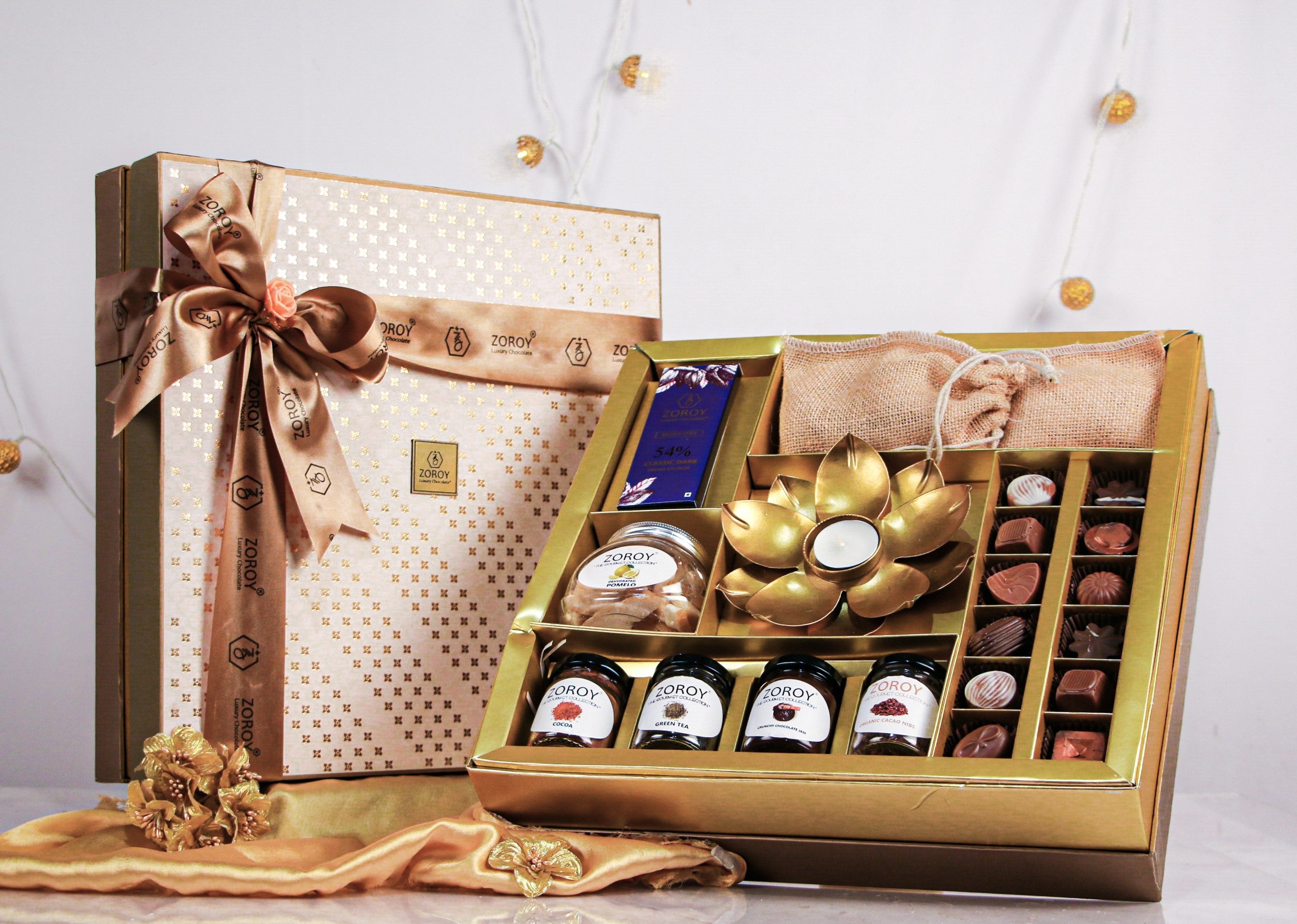 Candle Wine Chocolate Gift Set - Send Wellness Gifts to Korea