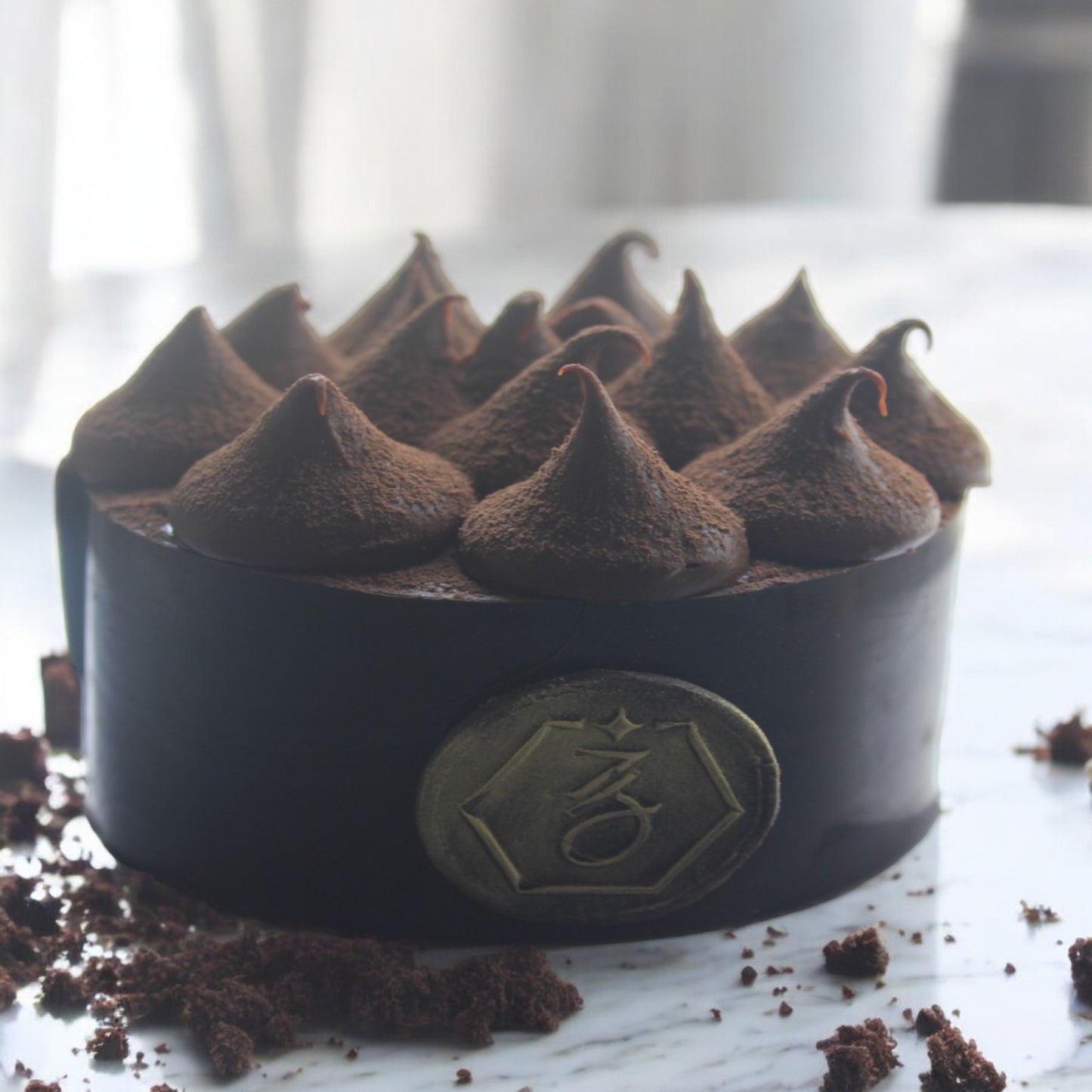 ZOROY Sugar free Belgian Truffle Chocolate Cake