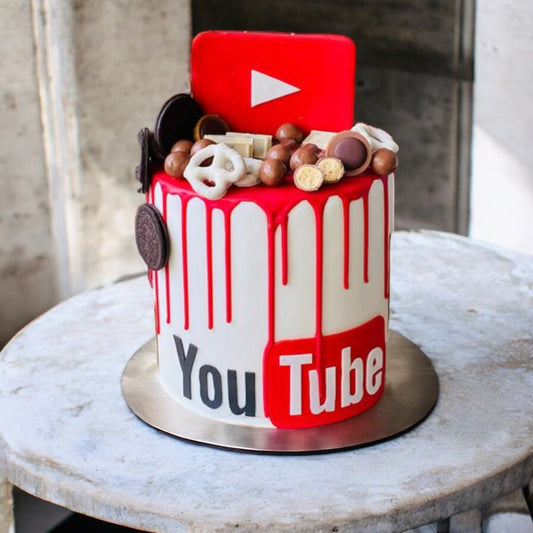 ZOROY You Tube Theme Cake