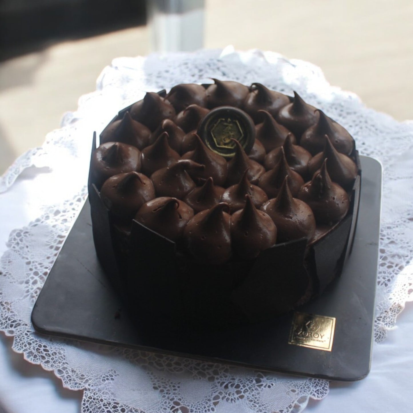 ZOROY Sugar free Eggless Belgian Truffle Chocolate Cake