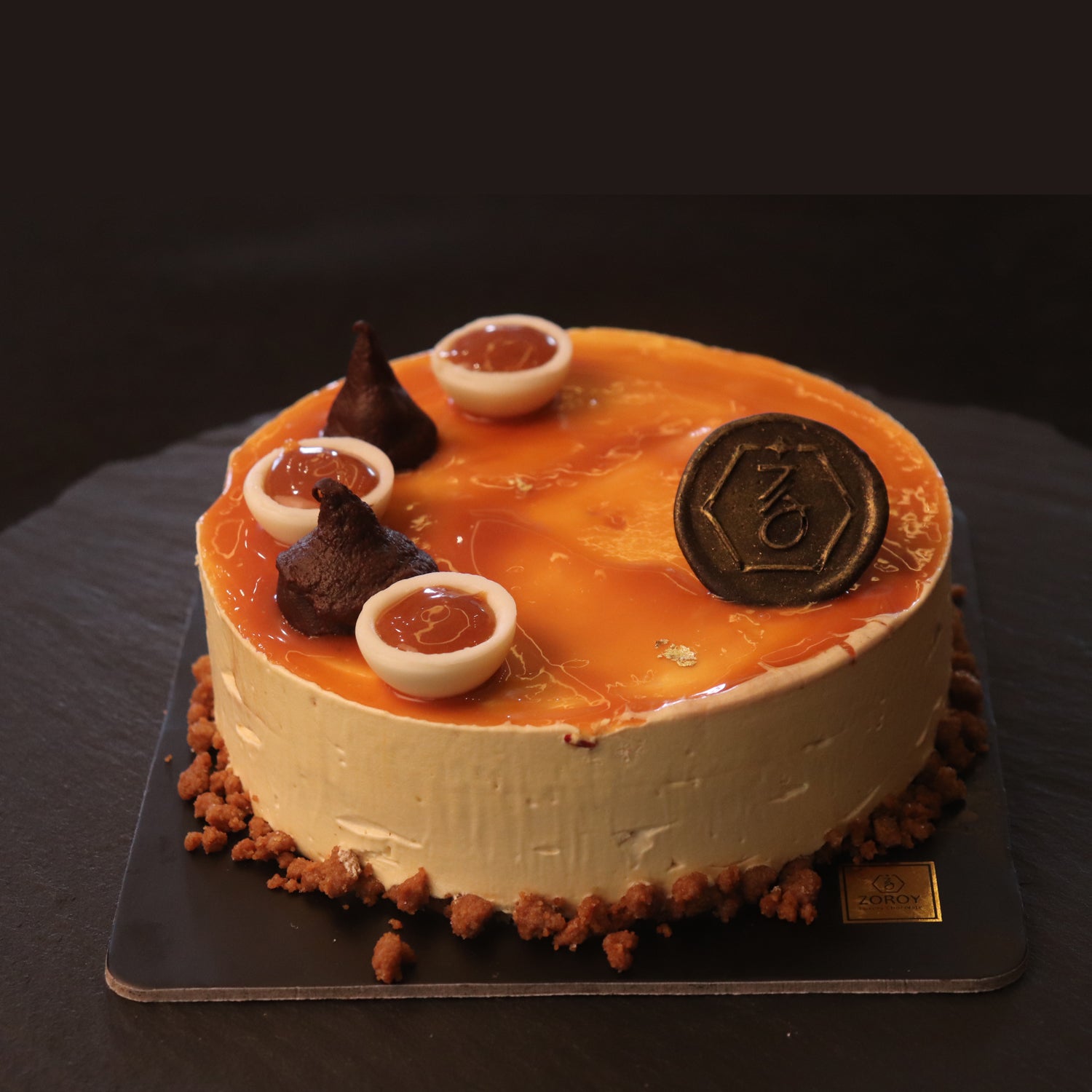 Send Chocolate Topped Butterscotch Cake Online - GAL22-109009 | Giftalove