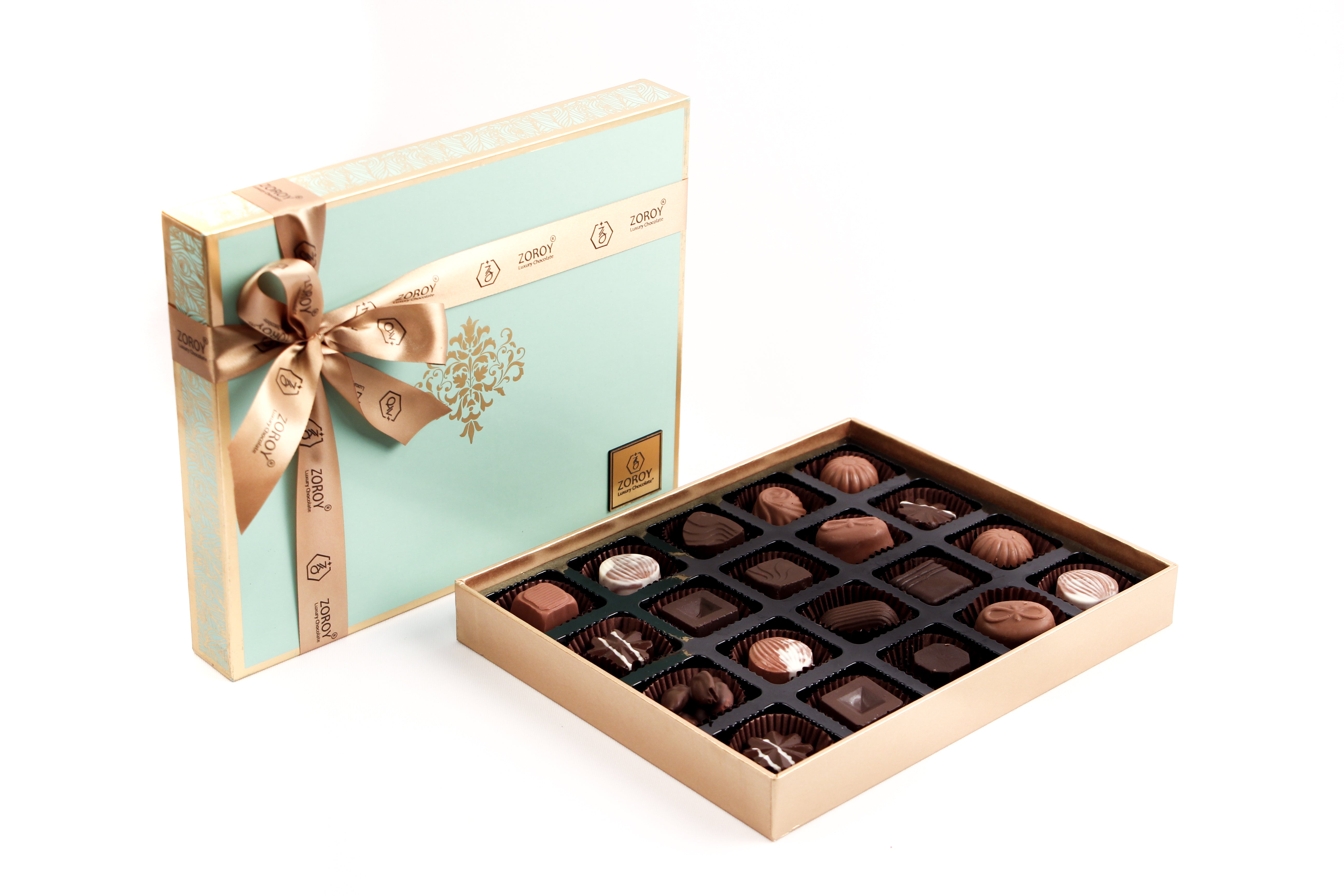 27 Chocolates Multilayer Gift Box - Assortment – Araya Artisan Chocolate