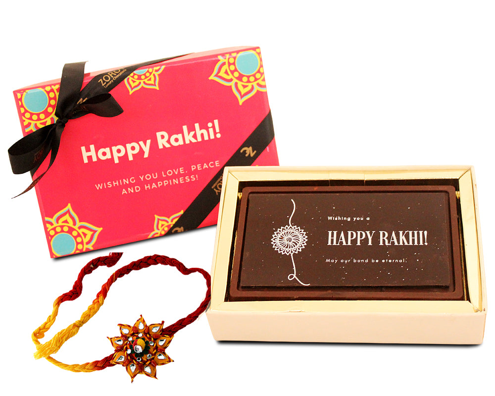 Webelkart Premium Pack of 1 Rakhi For Brother And Bhabhi With Ram lall