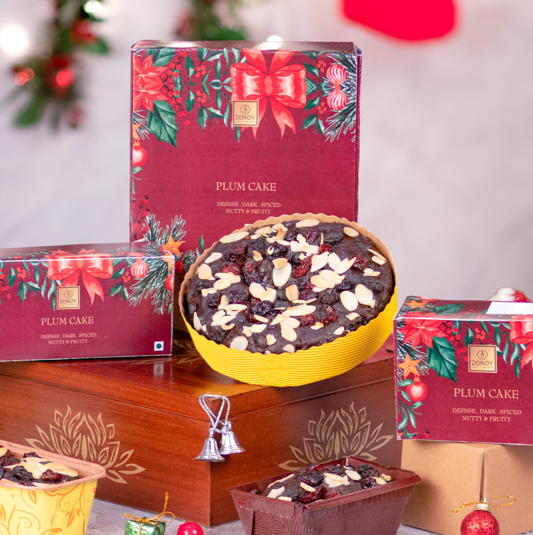 Zoroy Luxury Chocolate Christmas gift combo pack of Eggless Plumcake & –  ZOROY